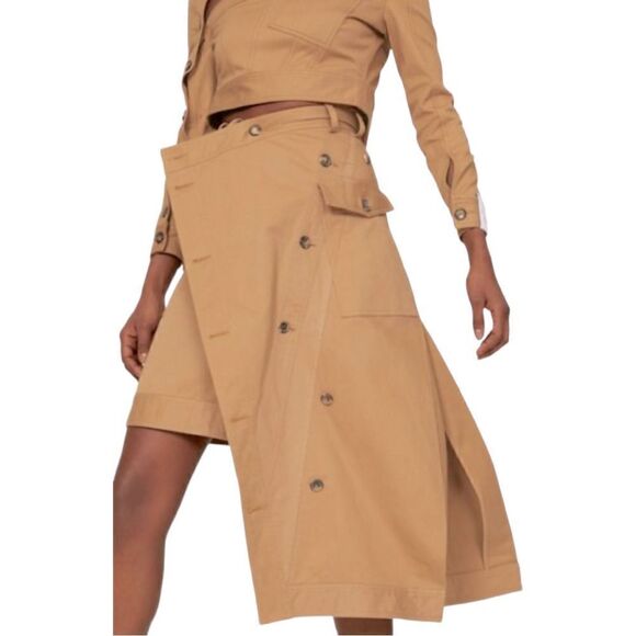 Rokh Asymmetrical Wrap Skirt Size US 2 / 4 - Picture 1 of 12